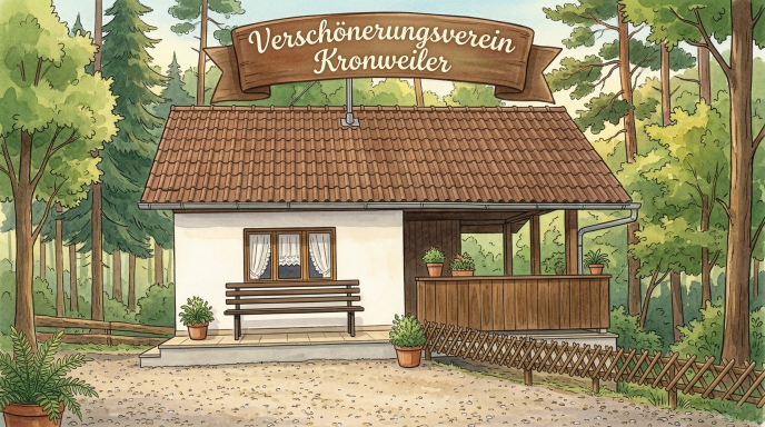 Illustration von der Fombachhütte 1986